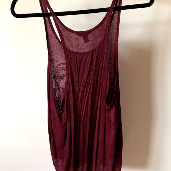 Urban Planet Burgundy Graphic Tank - Picture 3 of 3